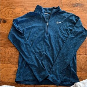 Nike Navy Long-Sleeve Top
